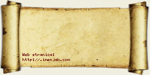 Bojana Stojaković vizit kartica